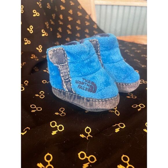 Northface baby boy booties boots blue size 1 - Picture 1 of 5